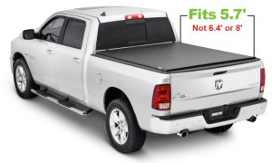 Ram 1500 Classic Tonneau Cover - Tonno Pro - Lo-Roll - Black - `19-`24